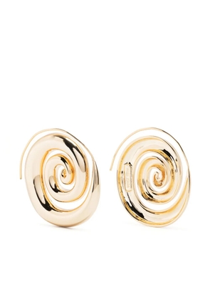 Cult Gaia Cassia spiral hoop earrings - Gold