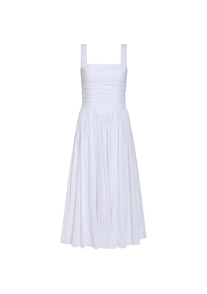Markarian Maeve eyelet midi dress - White