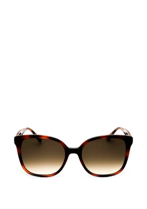 Ferragamo square-frame sunglasses - Brown