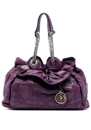 Christian Dior Pre-Owned 2010 Leather Cannage Le Trente tote bag - Purple