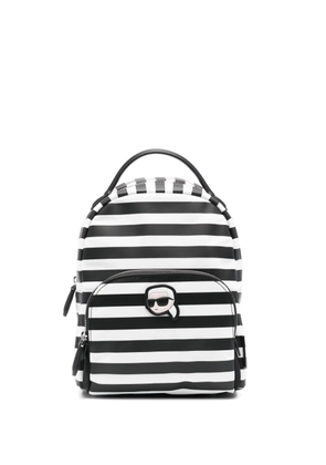 Karl Lagerfeld small Ikon backpack - Black
