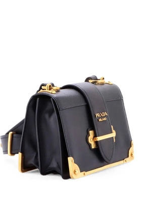 Prada Pre-Owned Cahier Leather and Saffiano Leather Small crossbody bag - Black