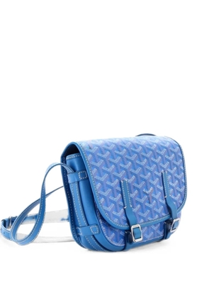 Goyard Pre-Owned Belvedere Messenger Bag Coated Canvas with Leather PM crossbody bag - Blue