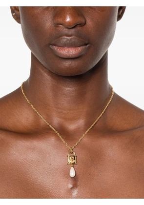 Vivienne Westwood Celestia Orb padlock necklace - Gold