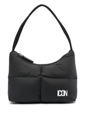 DSQUARED2 gothic-logo puffer shoulder bag - Black