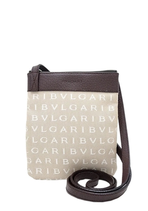 Bvlgari Pre-Owned 2000-2026 Logomania Canvas crossbody bag - Neutrals