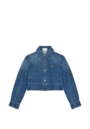 Givenchy raw-edge denim shirt - Blue