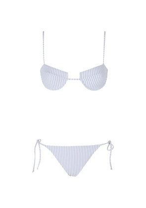 MC2 Saint Barth Sarielle striped bikini - Blue