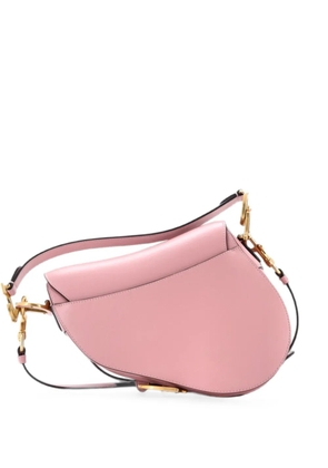 Christian Dior Pre-Owned Saddle Handbag with Strap Leather Medium shoulder bag - Pink