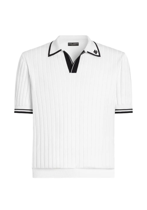 Dolce & Gabbana cotton polo shirt - White