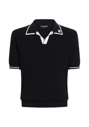 Dolce & Gabbana cotton polo shirt - Blue