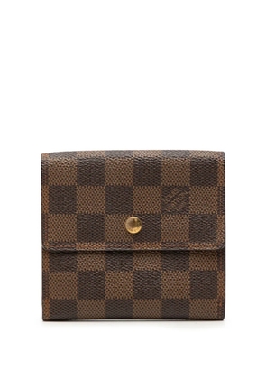 Louis Vuitton Pre-Owned 2004 Damier Ebene Portefeuille Elise Wallet small wallets - Brown