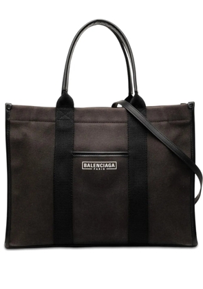 Balenciaga Pre-Owned 2021 Medium Canvas Hardware Tote satchel - Brown