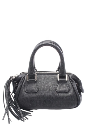 CHANEL Pre-Owned 2003-2004 Small Leather LAX Bowling Bag handbag - Black