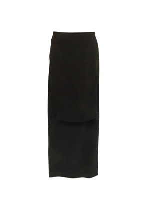 Givenchy Pre-Owned mini overlay detail skirt - Black