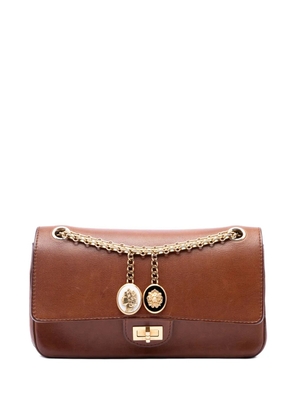 CHANEL Pre-Owned 2016-2017 Limited Edition Calfskin Reissue 2.55 Medallion Double Flap 225 shoulder bag - Brown