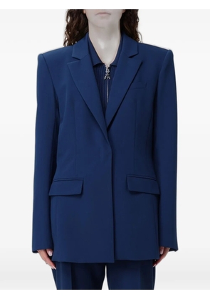 Patrizia Pepe single-breasted slim-fit blazer - Blue