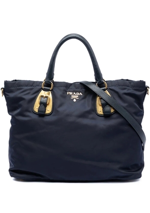 Prada Pre-Owned 2010-2026 Tessuto satchel - Blue