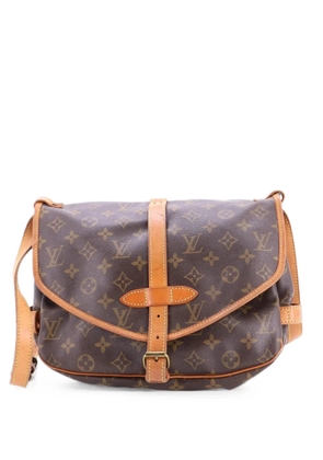 Louis Vuitton Pre-Owned Saumur Handbag Monogram Canvas 30 crossbody bag - Brown