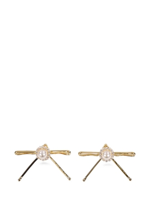 YVMIN hair-clip earrings - Gold