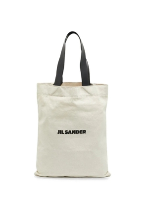 Jil Sander Pre-Owned logo-print tote bag - Neutrals