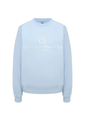 Sporty & Rich logo-print sweatshirt - Blue