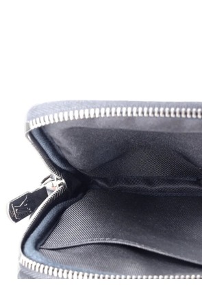 Louis Vuitton Pre-Owned Double Phone Pouch Reverse Monogram Eclipse Canvas clutch bag - Black