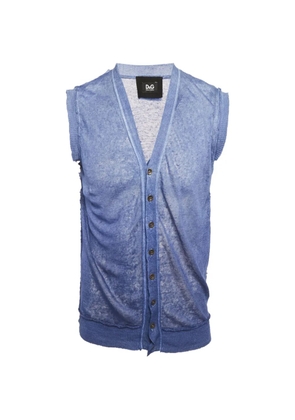 D&G ombré-effect sweater vest - Blue