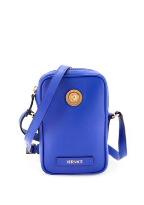 Versace Pre-Owned Medusa Biggie Pouch Leather Micro crossbody bag - Blue