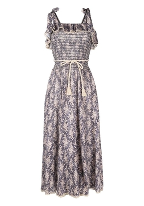 ZIMMERMANN Vitali midi dress - Blue