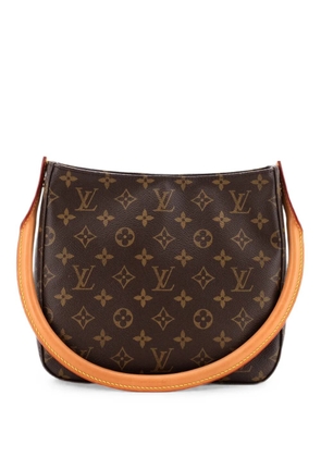 Louis Vuitton Pre-Owned Looping Handbag Monogram Canvas MM satchel - Brown
