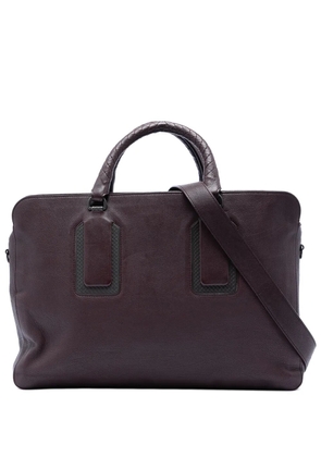 Bottega Veneta Pre-Owned 2012-2026 Leather business bag - Red