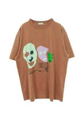 Christian Dior Pre-Owned x Travis Scott Cactus Jack graphic-print T-shirt - Brown
