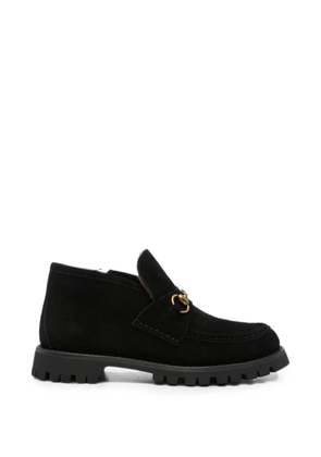 SERGIO MORETTI FIRENZE horsebit boots - Black