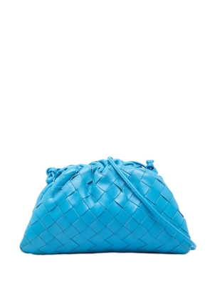 Bottega Veneta Pre-Owned 2012-2026 Nappa Intrecciato The Mini Pouch crossbody bag - Blue