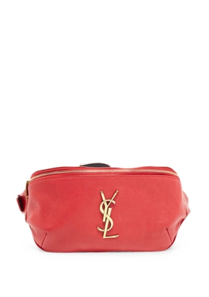 Saint Laurent Pre-Owned Monogram-detail belt bag - Red
