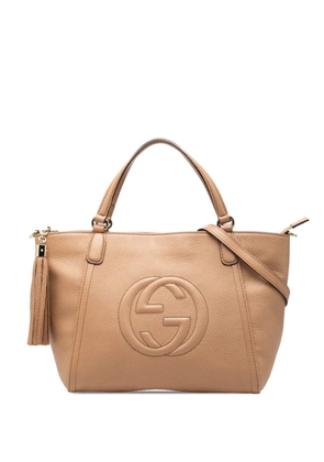 Gucci Pre-Owned 2000-2015 Small Calfskin Soho Cellarius satchel - Brown