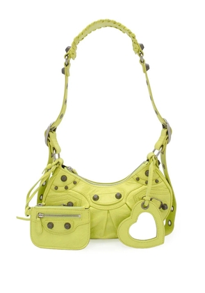 Balenciaga Pre-Owned 2021-2026 Lambskin Motocross Le Cagole XS crossbody bag - Yellow