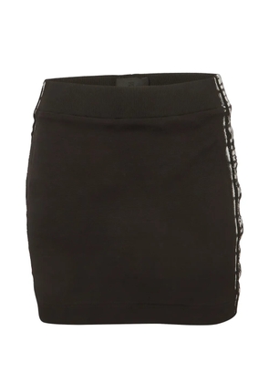 Givenchy Pre-Owned logo-stripe knit mini skirt - Black