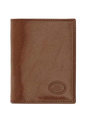 The Bridge Story logo-embossed leather cardholder - Brown
