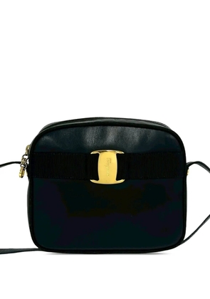 Ferragamo Pre-Owned 2010-2026 Vara Calfskin crossbody bag - Black