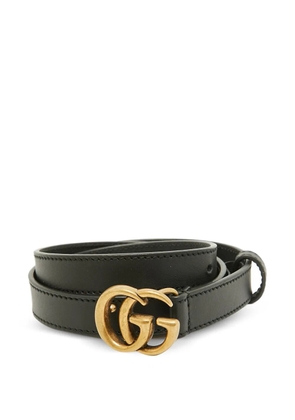 Gucci Pre-Owned GG Marmont slim belt - Black