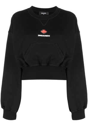 DSQUARED2 logo-print sweatshirt - Black