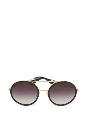 Gucci Pre-Owned round-frame sunglasses - Black