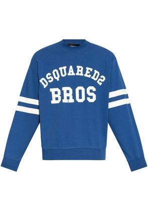 DSQUARED2 Wash Football sweatshirt - Blue