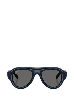 Ray-Ban round-frame sunglasses - Blue