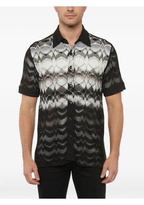 Missoni Pre-Owned sheer patterned shirt - Black