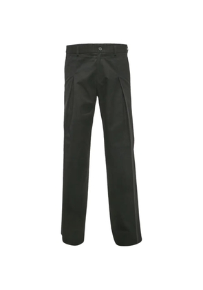 Saint Laurent Pre-Owned pleated-details trousers - Black