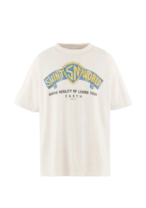 SAINT MXXXXXX graphic-print T-shirt - Neutrals