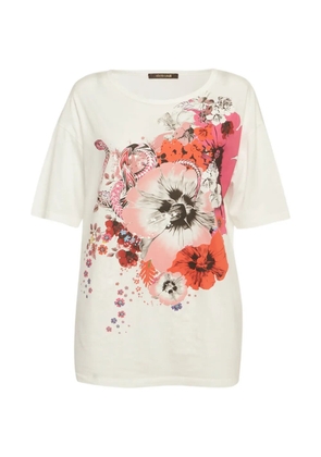 Roberto Cavalli Vintage floral-print T-shirt - White
